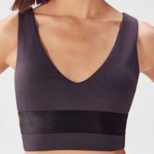 Fabletics Demi Lovato Valletta Midi Bra Black SZ M